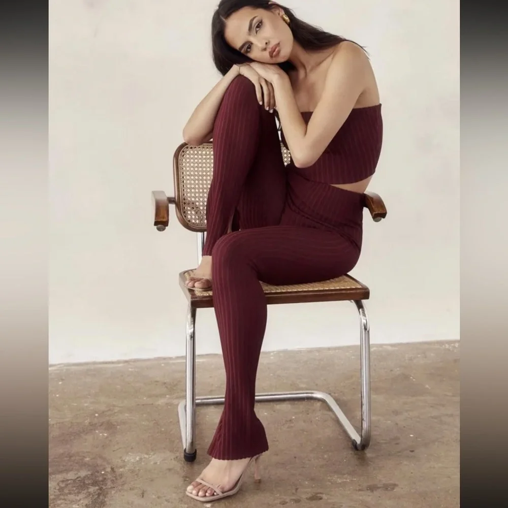 Meshki burgundy set XS - Picture 1 of 3